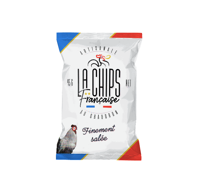 La Chips Française Finement salée - 60x45g